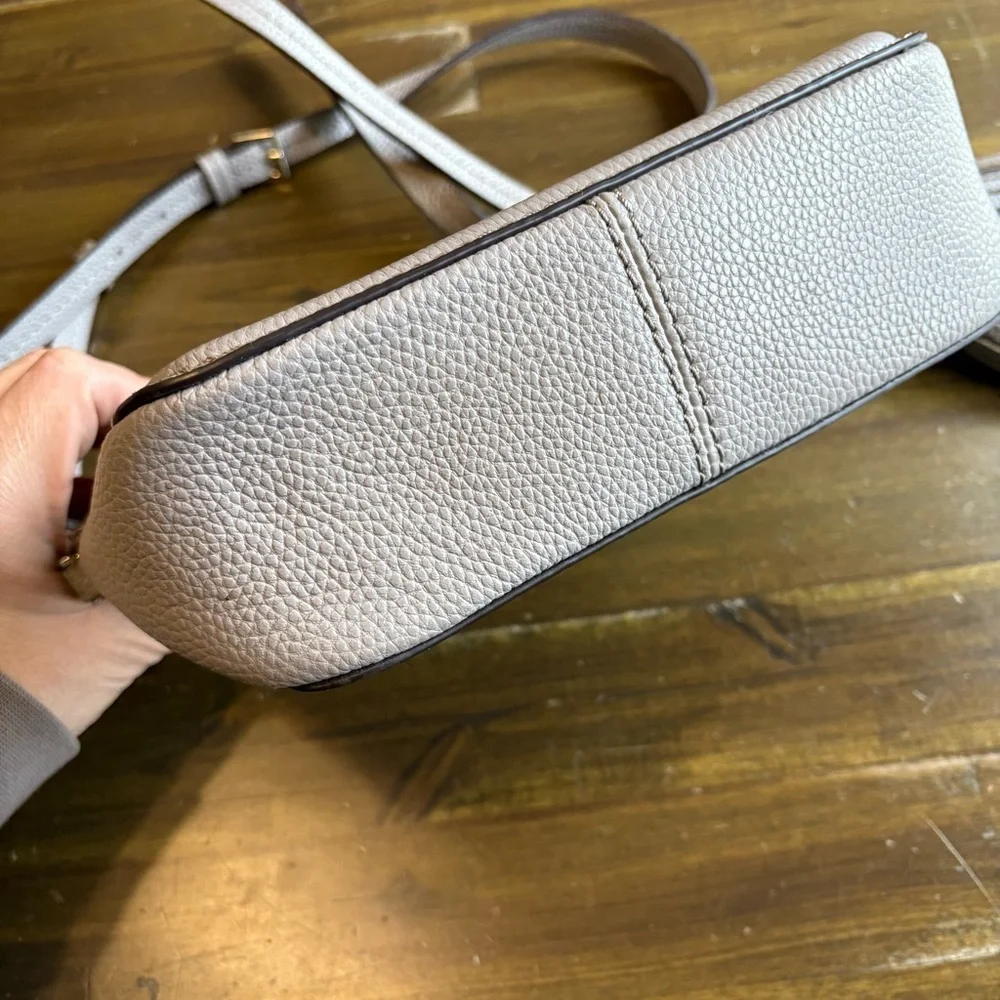 Kate Spade Orchard Street Arla Cityscape Gray Crossbody Tassel Travel Classic